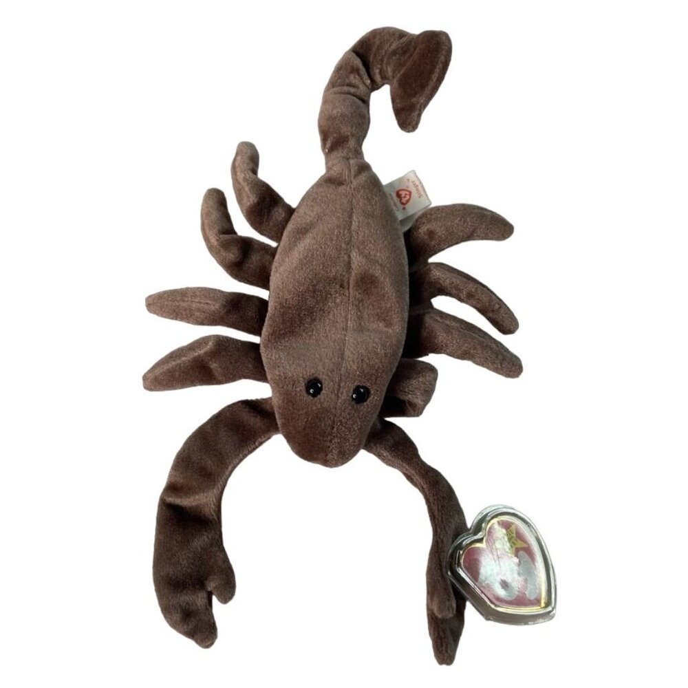 TY Beanie Babies Collection Stinger Scorpion 1998 u With Tags Plush Stuff Animal - Picture 2 of 6
